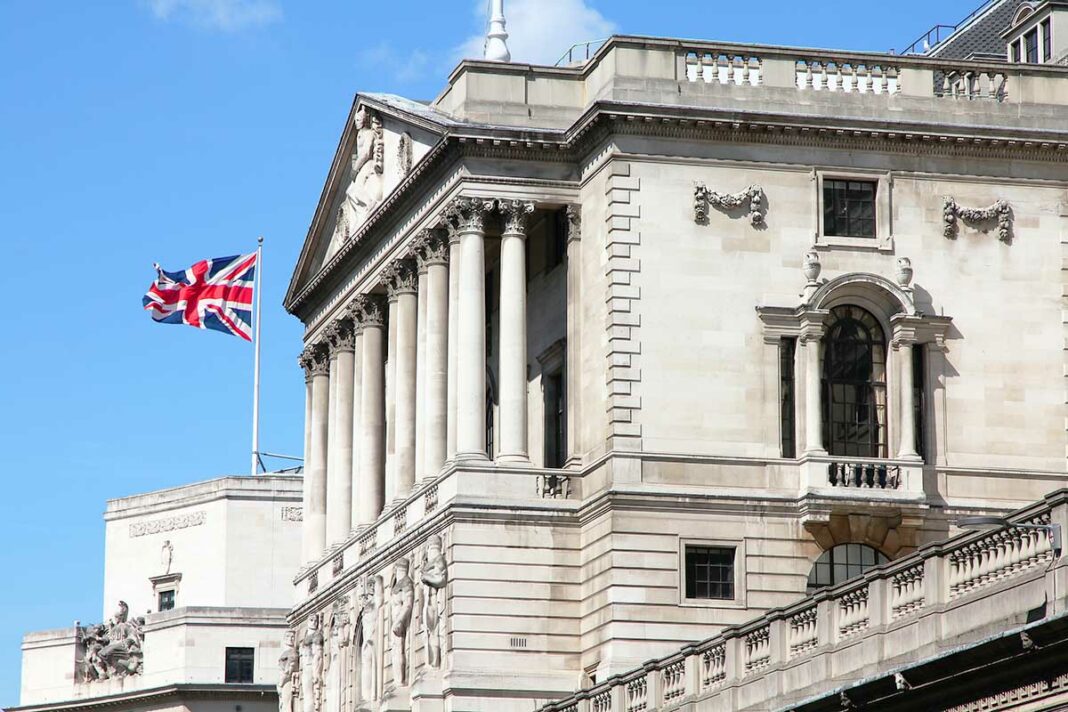 Londoner Notenbank Inflationsrate Bank of England Zins Pfund BoE Investment