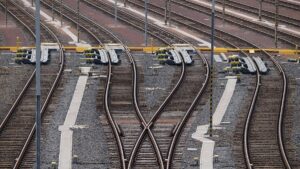 Bahn fehlen Weichensteller