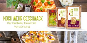 Lizza backt Pizza – es gibt neue Sorten des Leinsamenklassikers!