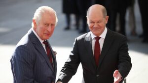 Charles von Scholz im Kanzleramt empfangen