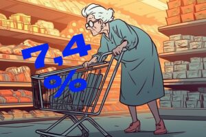 Deutsche Inflation sinkt im März auf 7,4 Prozent