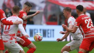 1. Bundesliga: Leipzig gewinnt gegen Augsburg
