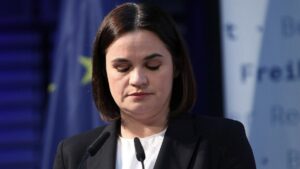 Tichanowskaja fürchtet Annexion von Weißrussland durch Russland