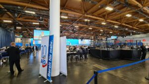 AfD setzt Europawahlversammlung in Magdeburg fort