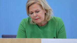 Union drängt Faeser zu Aufklärung von Schönbohm-Affäre