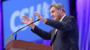 Söder leitet mit großem Rundumschlag Wahlkampfschlussspurt ein