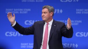 Söder mit 96,5 Prozent als CSU-Chef wiedergewählt