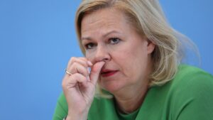 Faeser fürchtet mehr Cyberattacken aus China