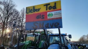 JU-Chef: Bundesregierung wurde von Bauernprotesten überrascht