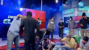 Ecuador: Bewaffnete Männer stürmen TV-Studio während Livesendung