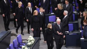 Trauerakt im Bundestag: Politik nimmt Abschied von Wolfgang Schäuble