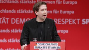 Kühnert verteidigt Scholz in Taurus-Debatte