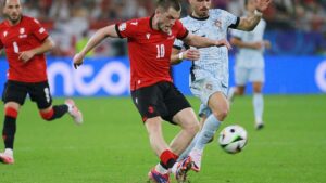 Fußball-EM: Georgien schlägt Portugal und steht im Achtelfinale