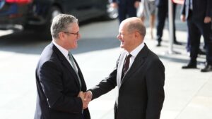 Starmer von Scholz in Berlin empfangen