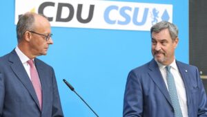 Söder verteidigt Merz bei Antrag mit AfD-Stimmen