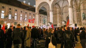 Spontandemo in München gegen Instrumentalisierung von Anschlag