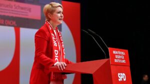 Schwesig: SPD-Mitglieder sollen zu Merz-Erfolg beitragen