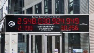 Öffentliche Schulden im zweiten Quartal um 1,2 Prozent gestiegen