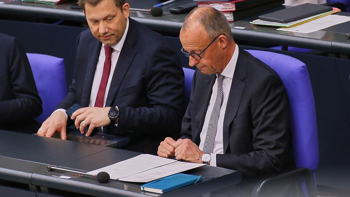 Lars Klingbeil und Friedrich Merz (Archiv), via dts Nachrichtenagentur
