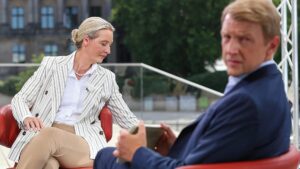 ARD-"Sommerinterview" mit Weidel von lauten Protesten gestört