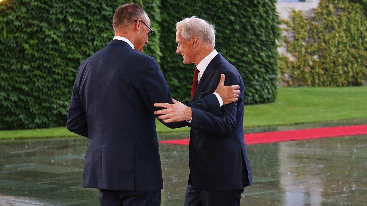 Friedrich Merz und Jonas Store am 21.07.2025, via dts Nachrichtenagentur