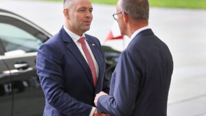 Polens Präsident von Merz im Kanzleramt empfangen