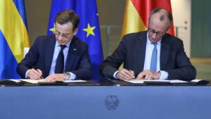 Merz und schwedischer Premier vereinbaren engere Zusammenarbeit