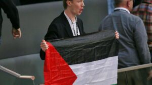 Wieder Pro-Palästinenser-Protest im Bundestag