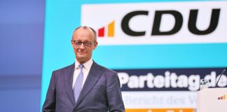 Merz als CDU-Chef mit 91,2 Prozent wiedergewählt